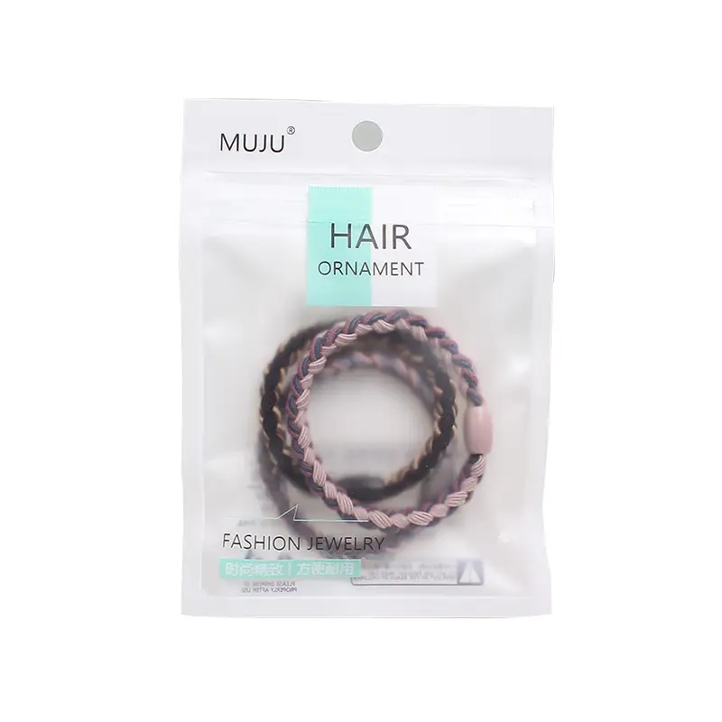 3-Pack 3-Color Braided Hair Rope for Women - Image 7