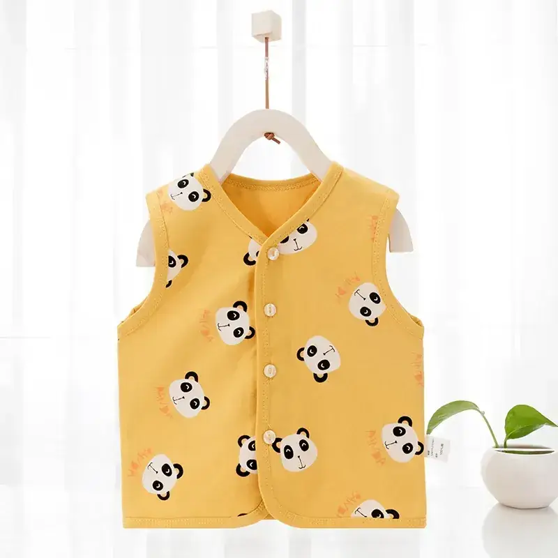 Baby Pure Cotton Reversible Vest Pony Clip — feature 5