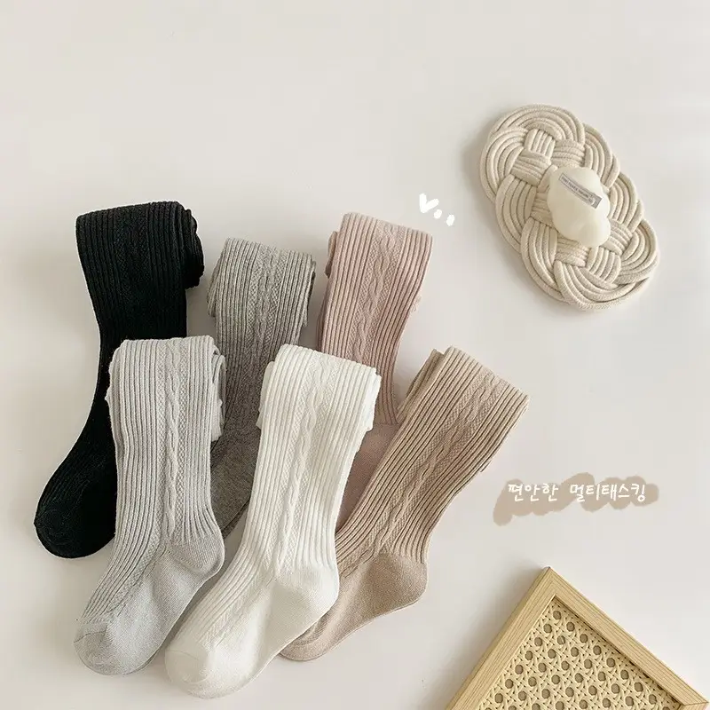 White Ribbed Baby Socks for Girls Spring Autumn - Image 18