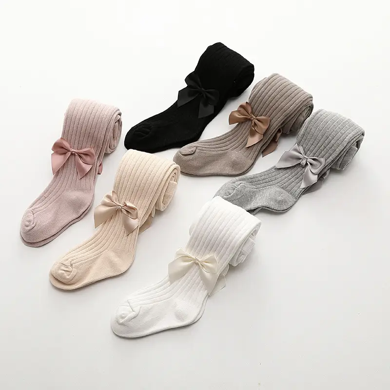 White Ribbed Baby Socks for Girls Spring Autumn - Image 19