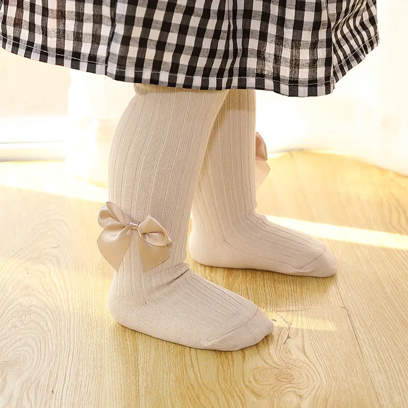 White Ribbed Baby Socks for Girls Spring Autumn - Image 20