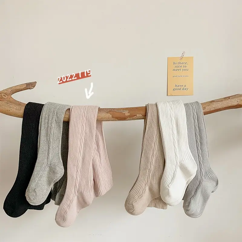 White Ribbed Baby Socks for Girls Spring Autumn - Image 21