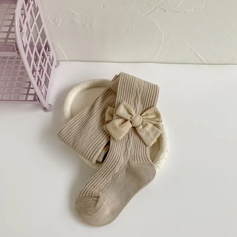 White Ribbed Baby Socks for Girls Spring Autumn - Image 11