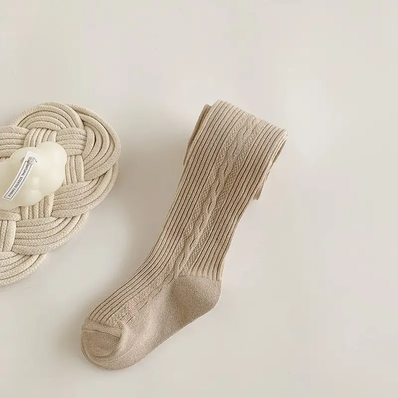 White Ribbed Baby Socks for Girls Spring Autumn - Image 15
