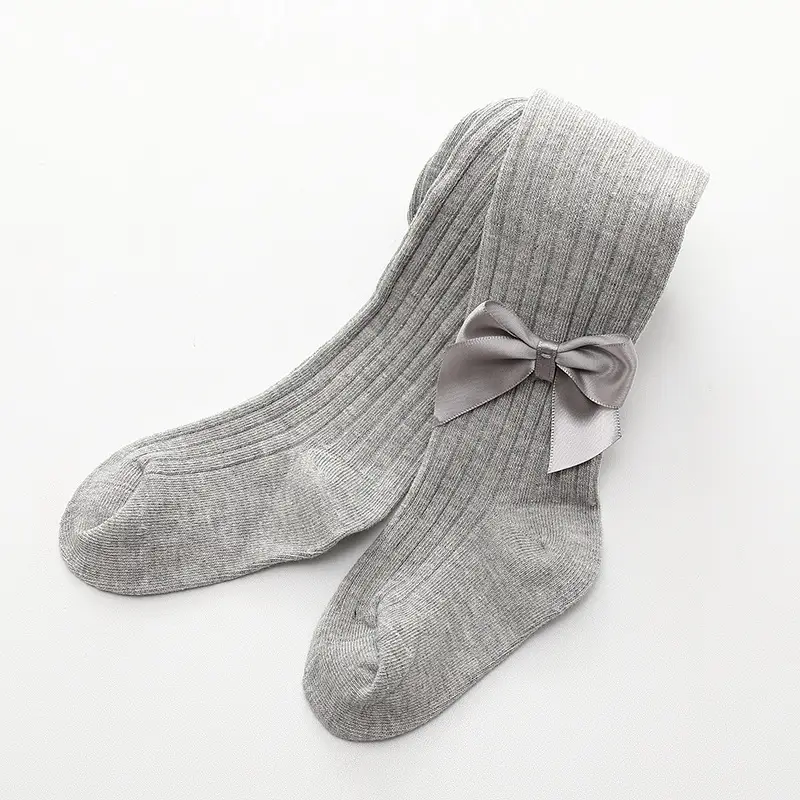 White Ribbed Baby Socks for Girls Spring Autumn - Image 6