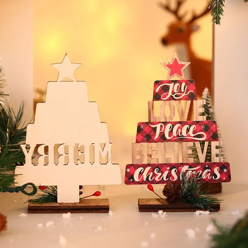 Christmas Tree Decor with English Letters for Party