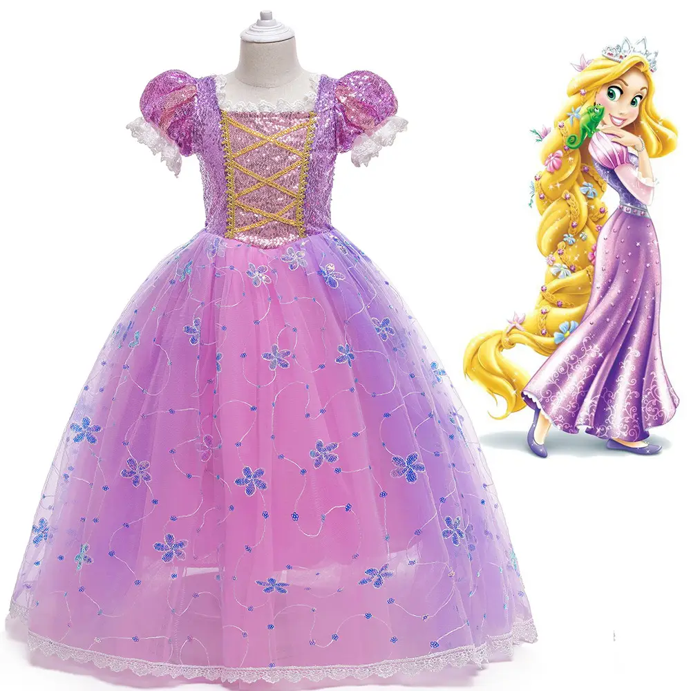 Sofia Princess Dress Purple Cosplay Halloween Children's Clothing - Image 9