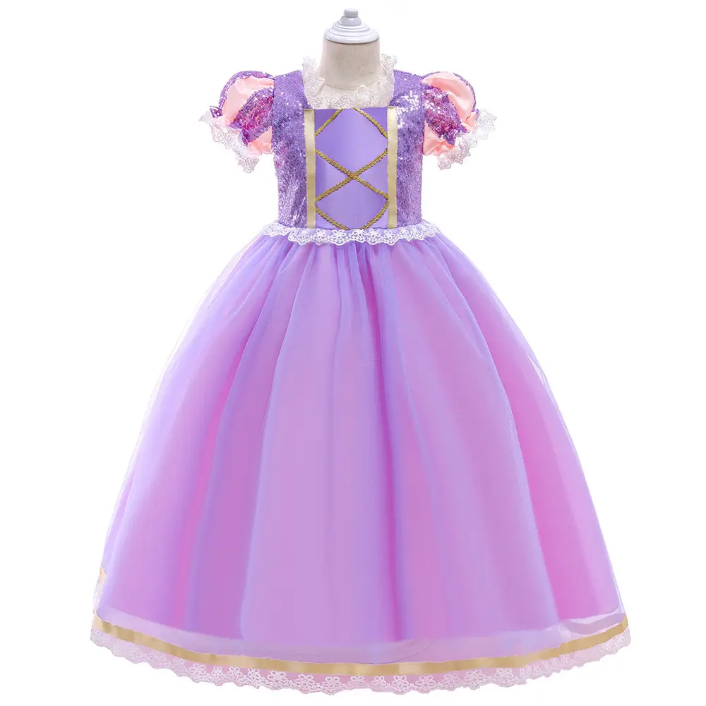 Sofia Princess Dress Purple Cosplay Halloween Children's Clothing - Image 5