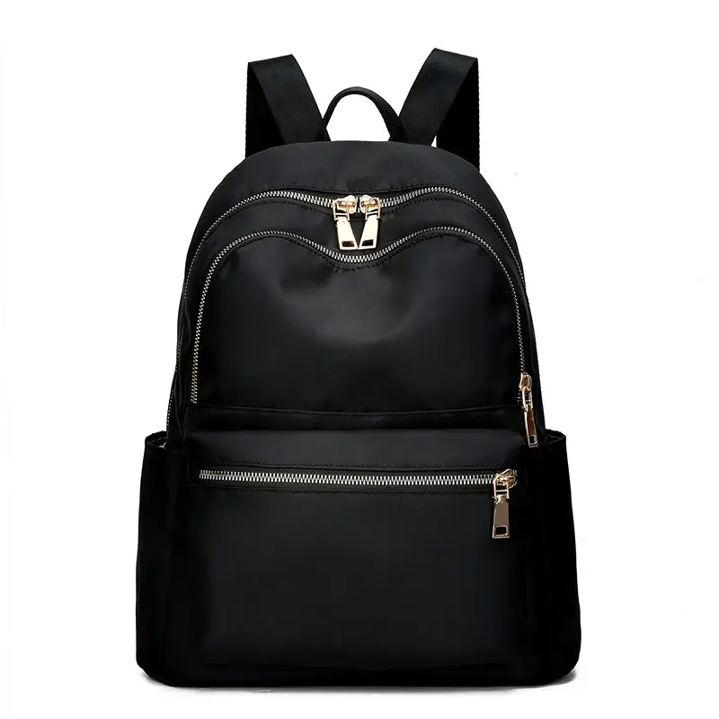Women's Black Oxford Cloth Backpack 2025 School Casual Large Capacity - Image 6