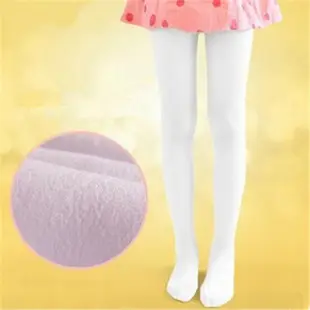 Wholesale children's autumn and winter fleece-lined thickened pantyhose generation hair girls dancing dragon claw hair white ballet dance socks — feature 13