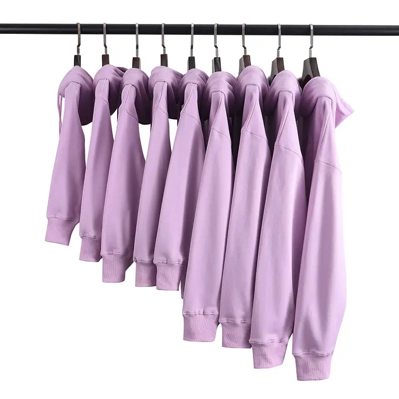 380g Heavy Terry Hoodie Men Women Loose Solid Color