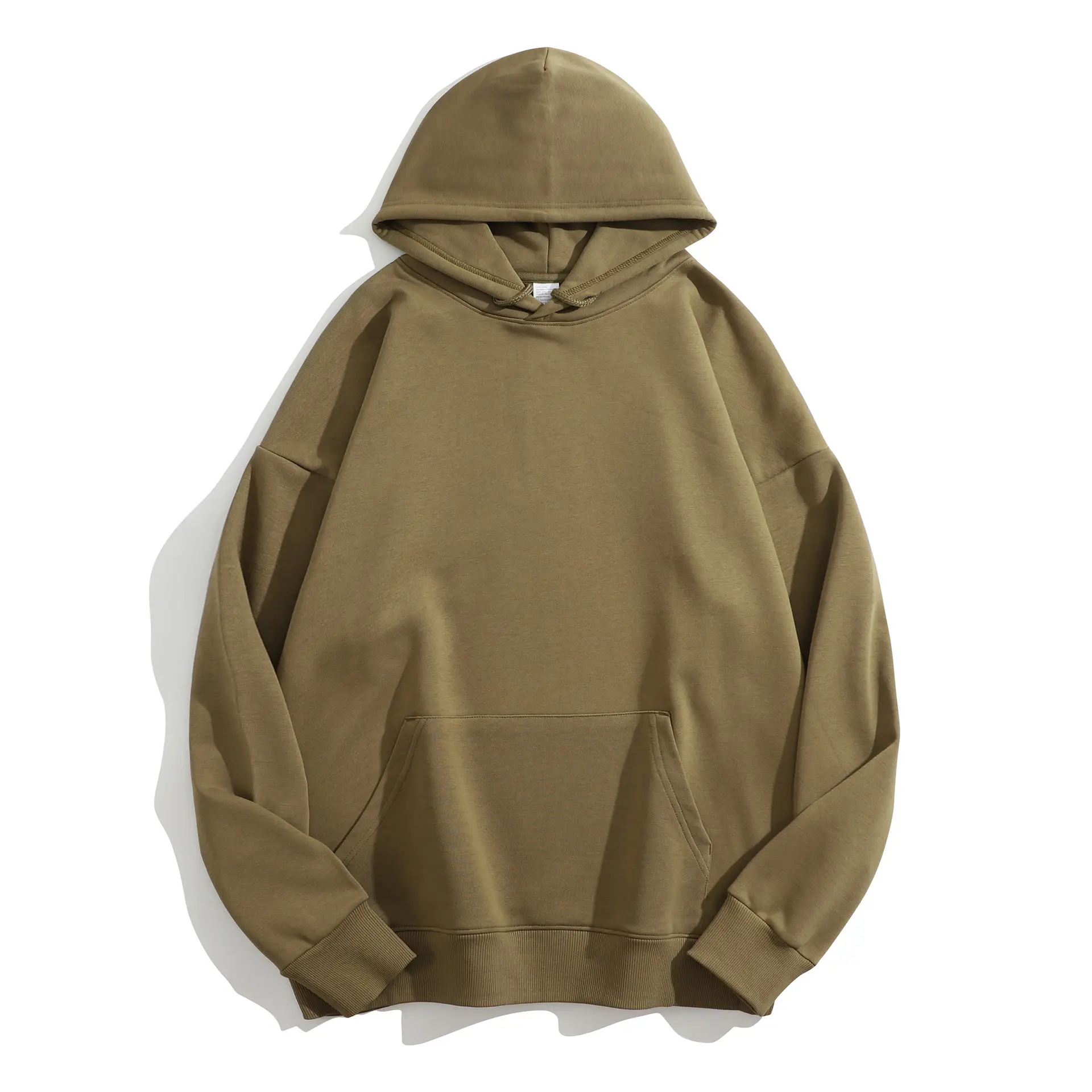 380g Heavy Terry Hoodie Men Women Loose Solid Color