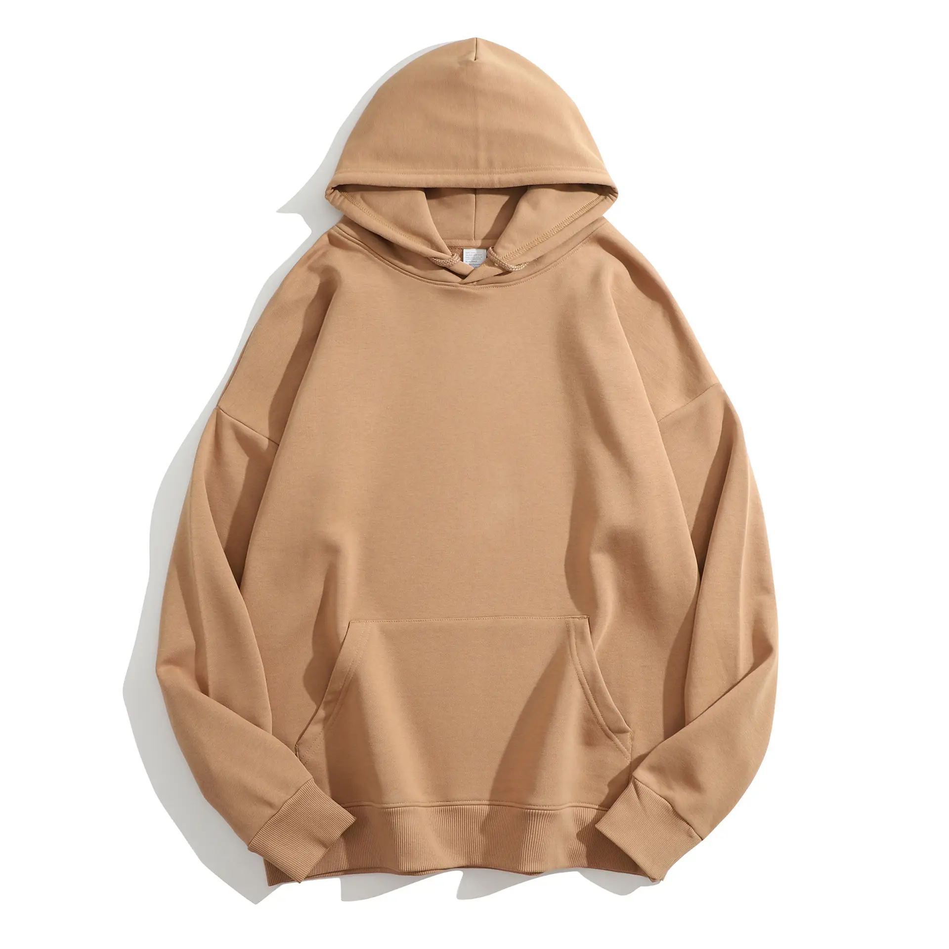 380g Heavy Terry Hoodie Men Women Loose Solid Color