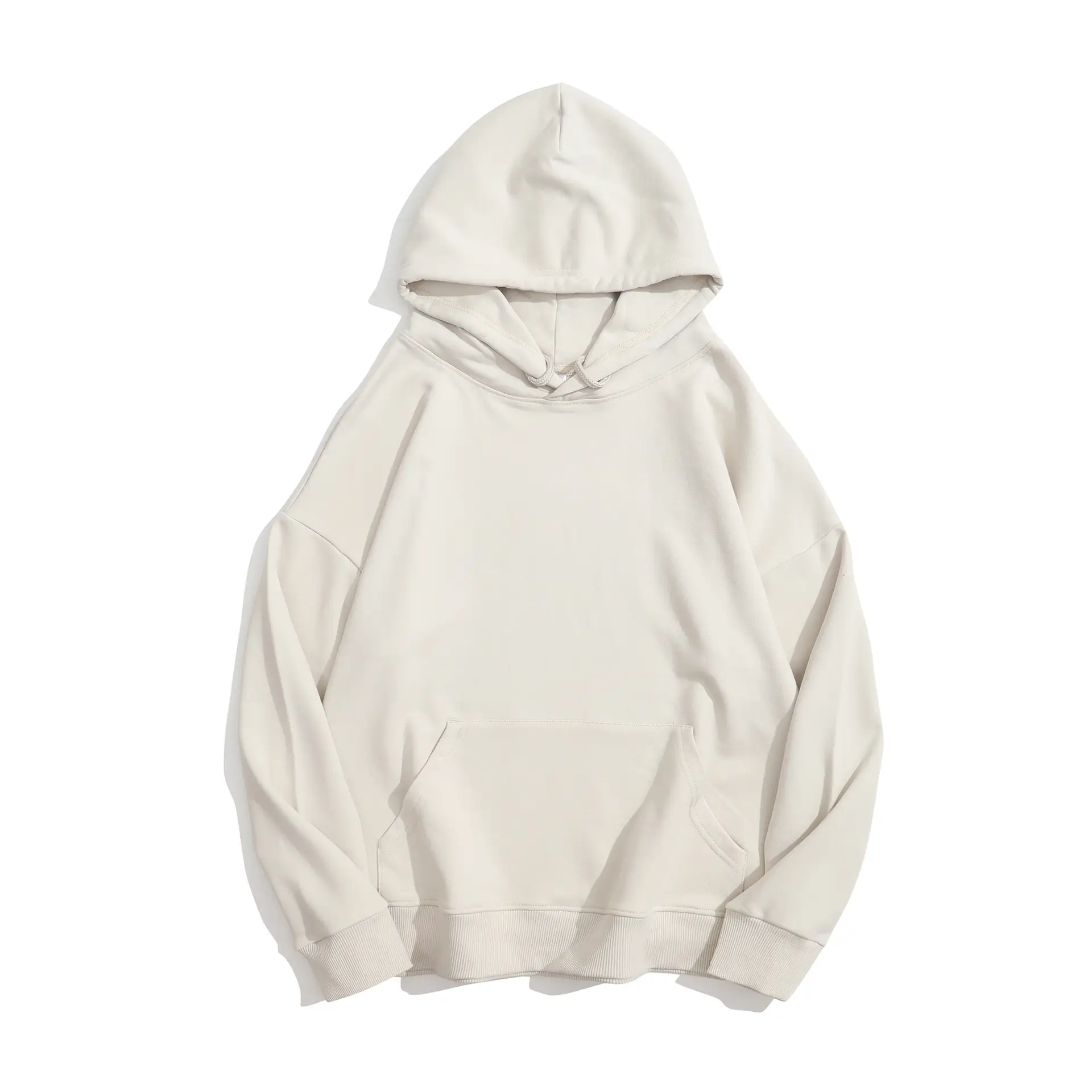 380g Heavy Terry Hoodie Men Women Loose Solid Color
