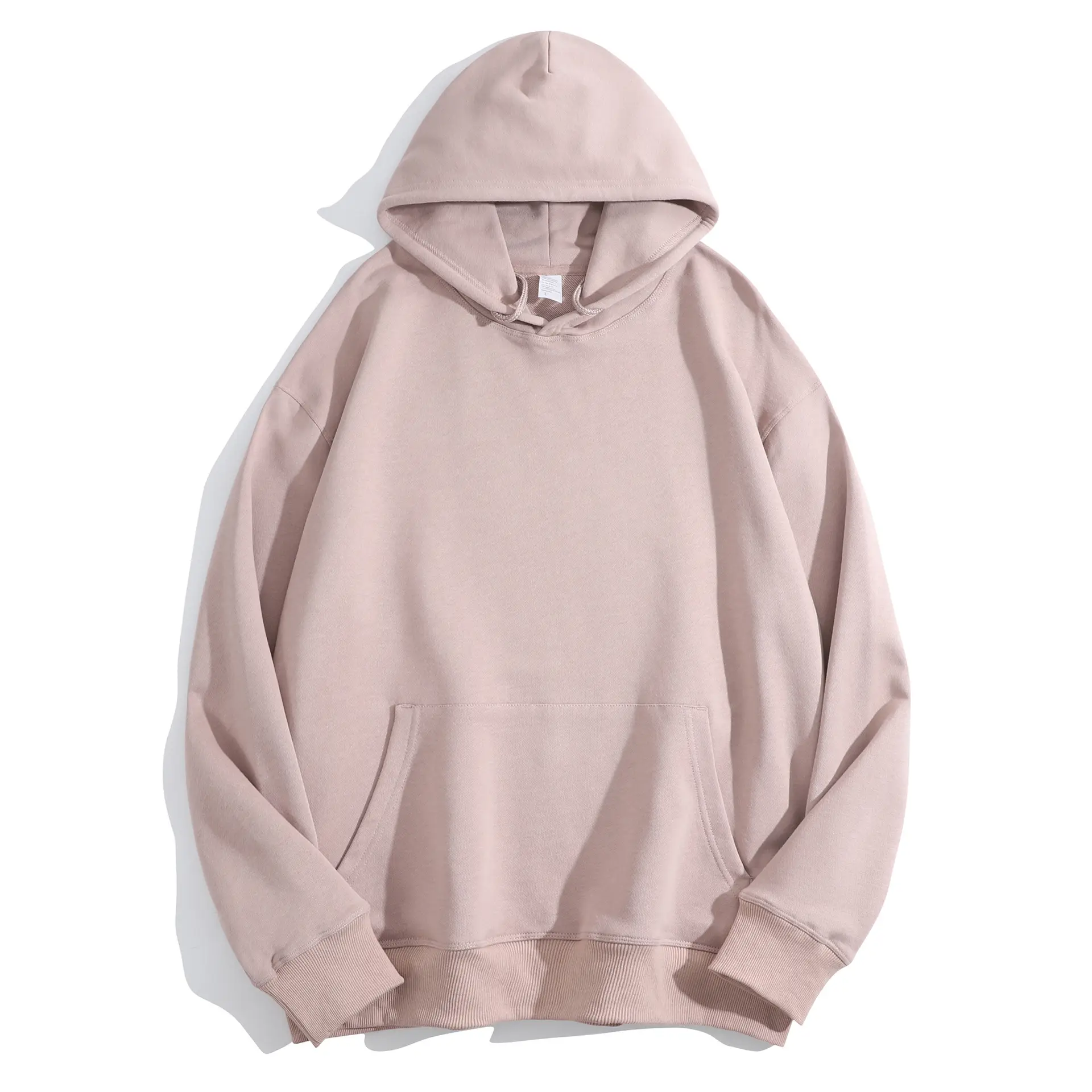 380g Heavy Terry Hoodie Men Women Loose Solid Color