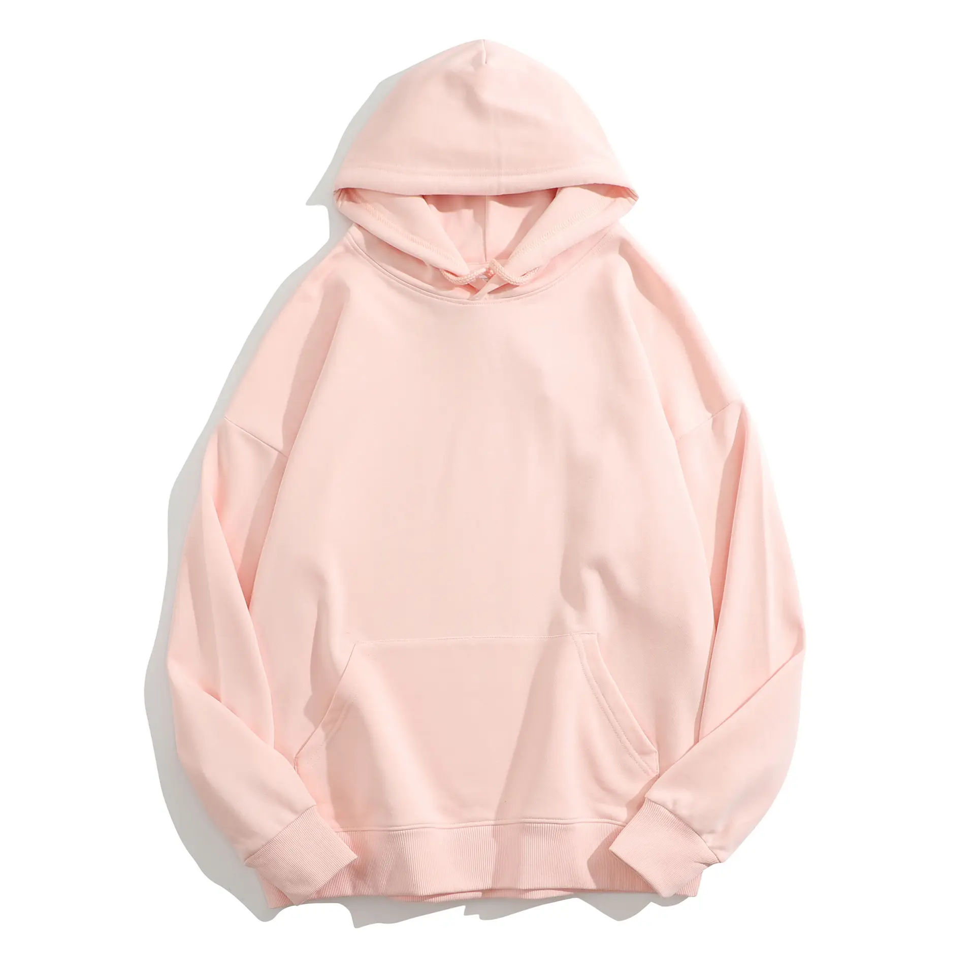 380g Heavy Terry Hoodie Men Women Loose Solid Color