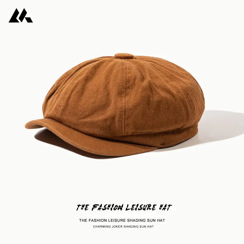 Women's Japanese Style Anti-Beret Cap Brown Autumn Winter Shade