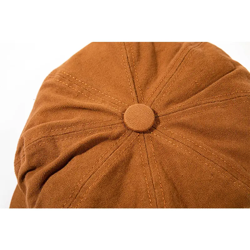 Women's Japanese Style Anti-Beret Cap Brown Autumn Winter Shade - Image 6