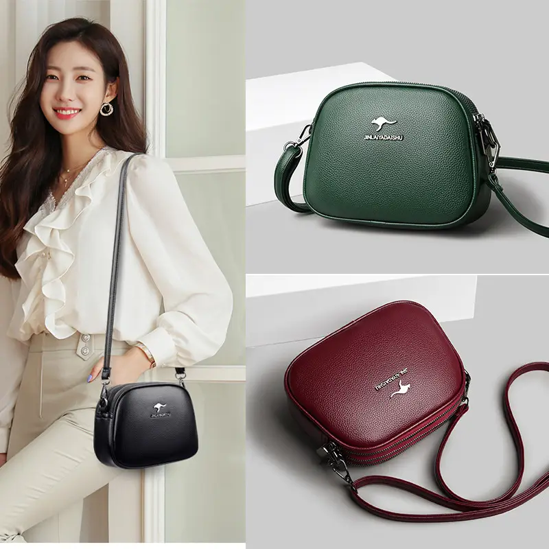 Black Korean Style Mobile Phone Shoulder Bag for Women - Image 7