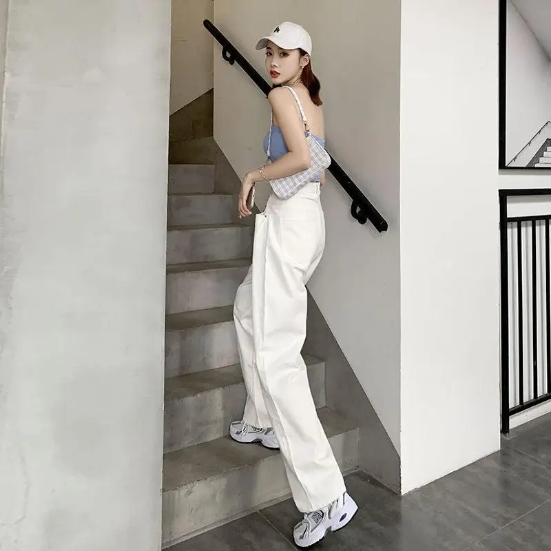 Wide Leg Jeans Women High Waist Loose Slim Fit 2021 - Image 7