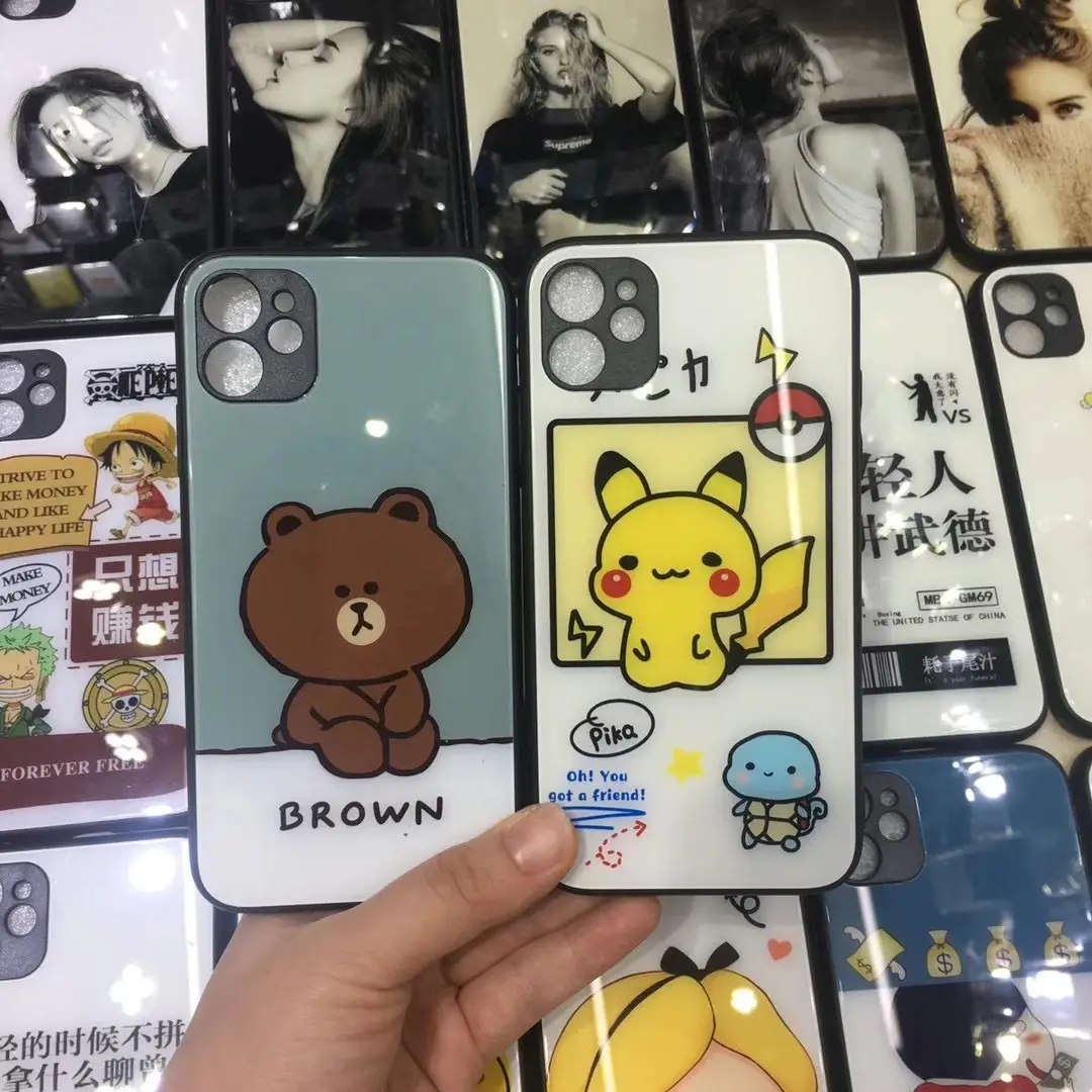 Honor 90 MATE70 Cartoon Glass Phone Case All-inclusive Fine Holes - Image 4