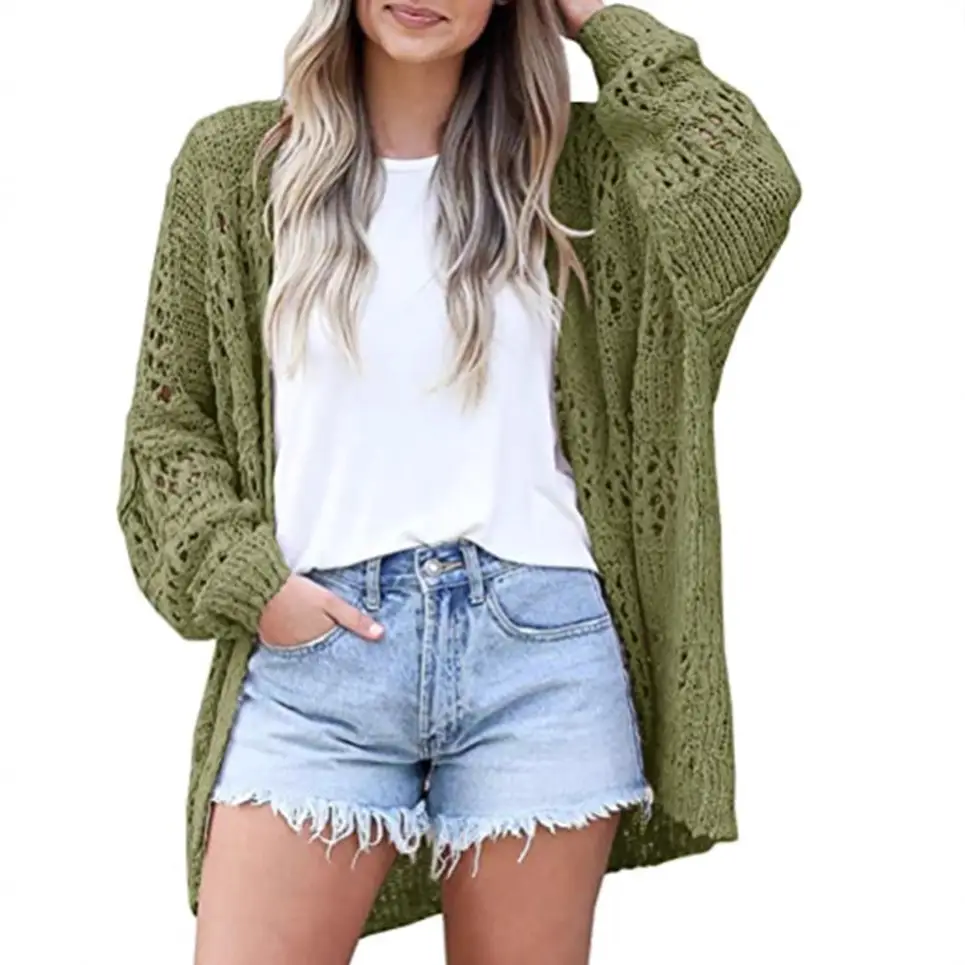 2023 New Green Knitted Crossbody Sweater for Women Plus Size - Image 3