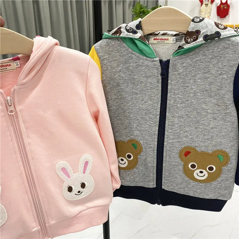 Japanese Baby Rabbit Bear Coat with Big Ears Hooded Saree - Image 5