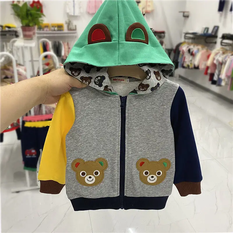 Japanese Baby Rabbit Bear Coat with Big Ears Hooded Saree - Image 2