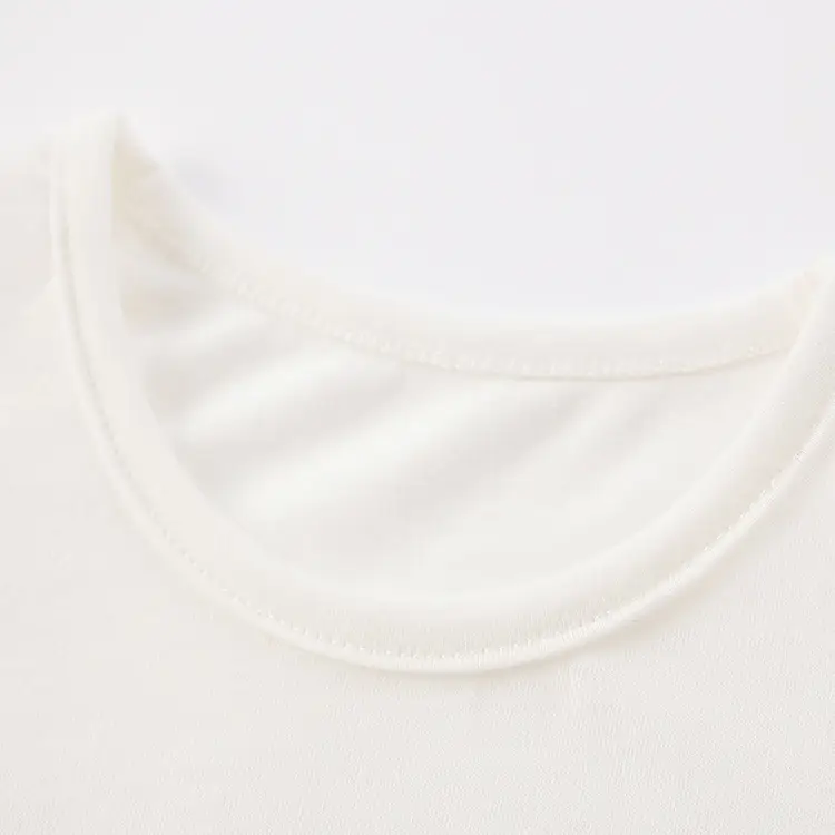 White Long Sleeve T-Shirt for Boys Casual Kids Clothing - Image 2