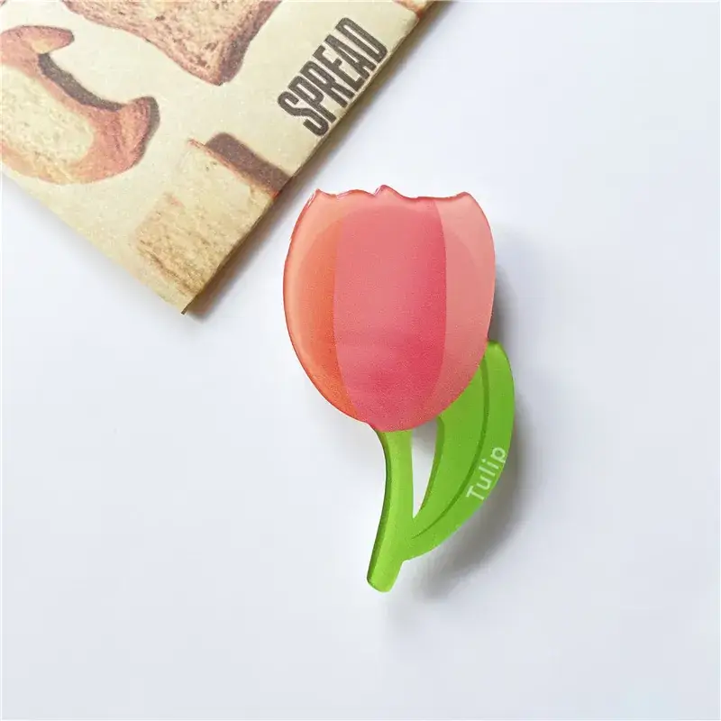 Yellow Tulip Mobile Phone Airbag Bracket Cake Glue Drop Simulation - Image 15