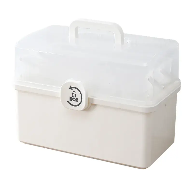 Younai Multi-Layer Medicine Storage Box White - Image 11