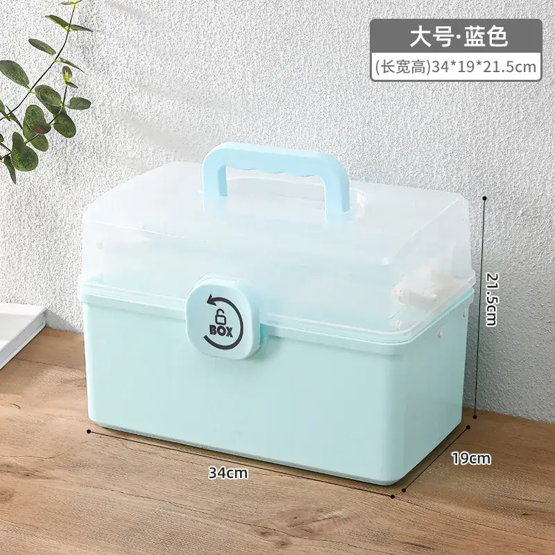 Younai Multi-Layer Medicine Storage Box White - Image 5