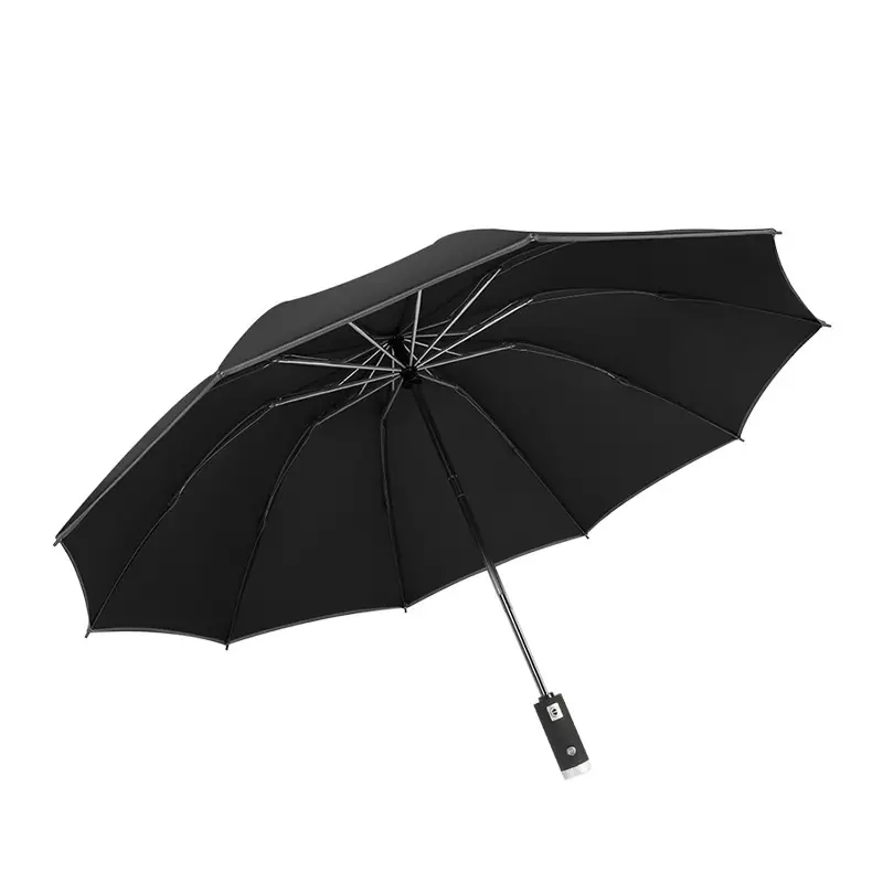 LED Light Safety Umbrella Rotatable Flashlight