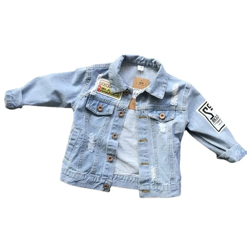 2023 Boys Denim Jacket Light Blue C17002 - Image 5