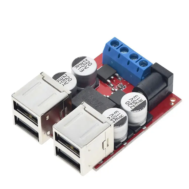 8A USB Charger Module 4-Port Android iPhone Car - Image 5