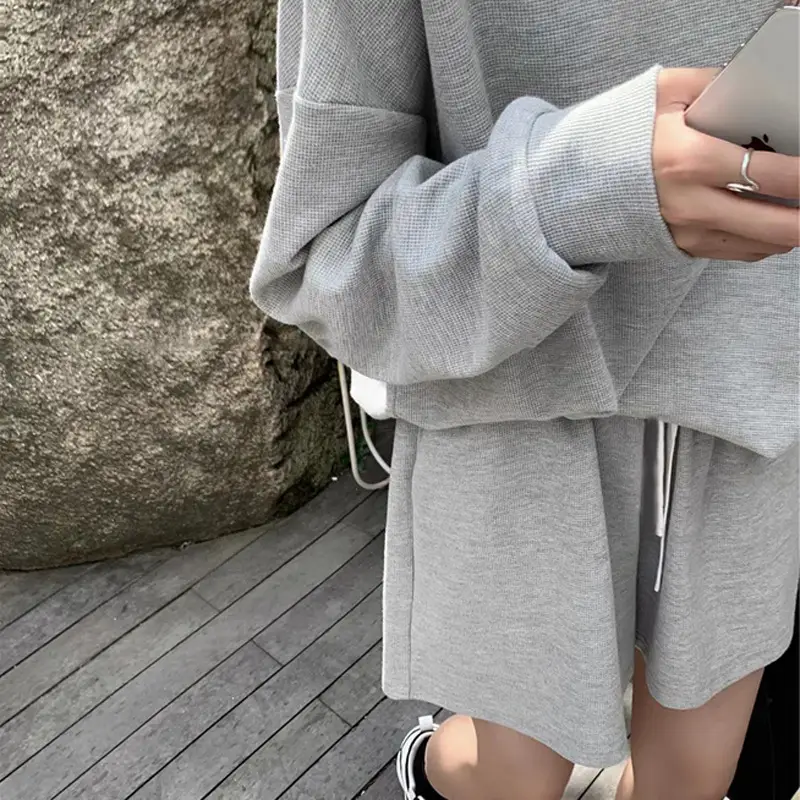 Women's Grey Woven Long Sleeve Suit Small - Image 6