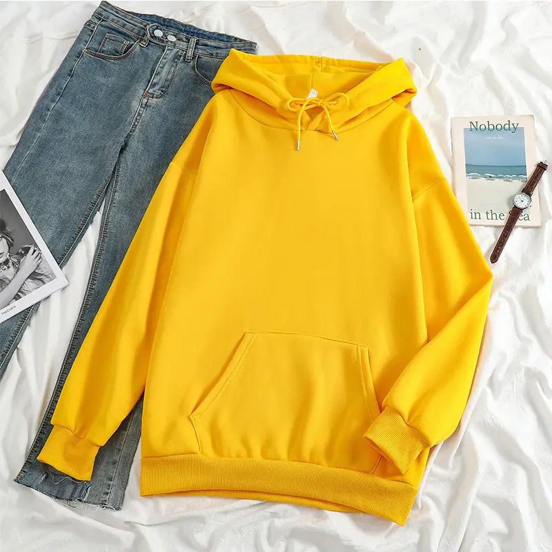 New 24-Color Hooded Sweatshirt Large Export Quality - Image 12