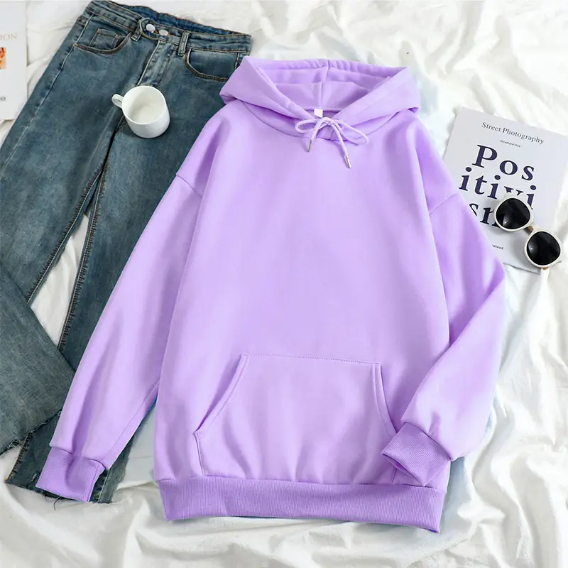 New 24-Color Hooded Sweatshirt Large Export Quality - Image 14