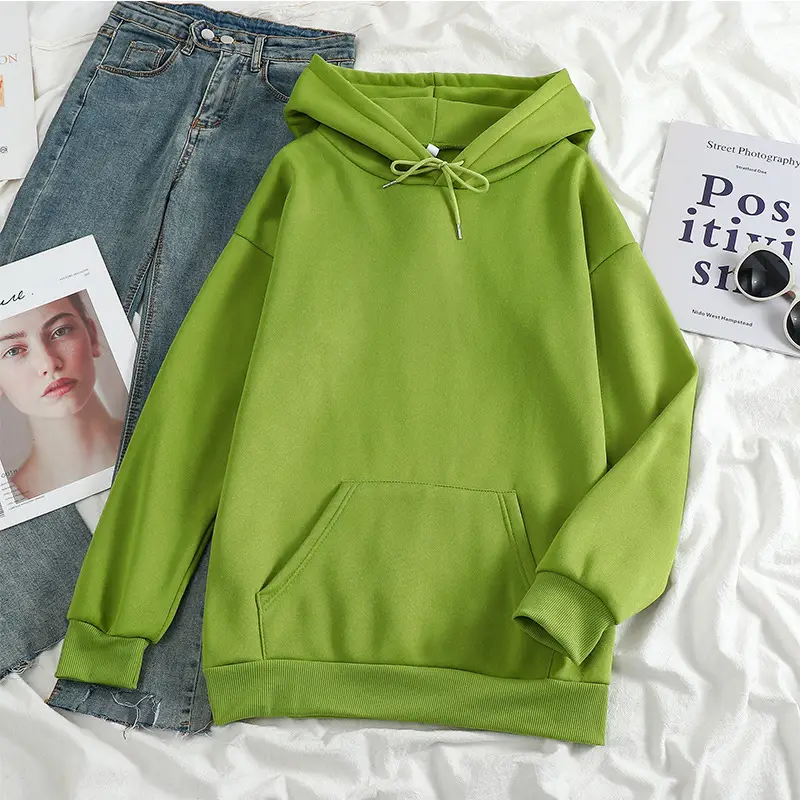 New 24-Color Hooded Sweatshirt Large Export Quality - Image 16