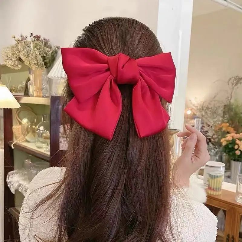 Purple Bow Hair Ring for Women Summer Clip High Ponytail - Image 14