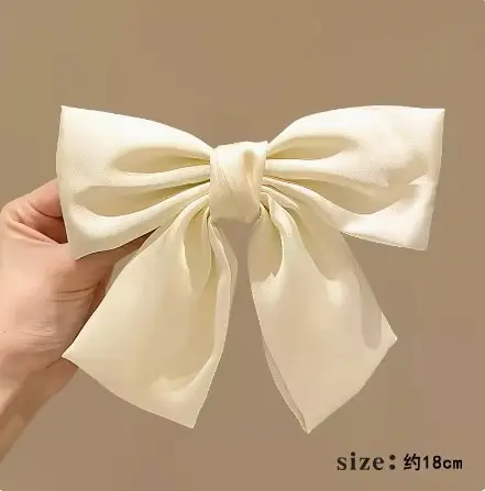 Purple Bow Hair Ring for Women Summer Clip High Ponytail - Image 4