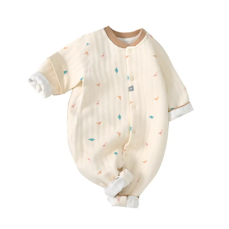 Baby Long-Sleeved Warm Jumpsuit Autumn Ha-ha Clothes - Image 14