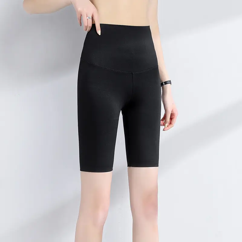 Women Black Fleece Leggings High Waist Yoga Pants - Image 10
