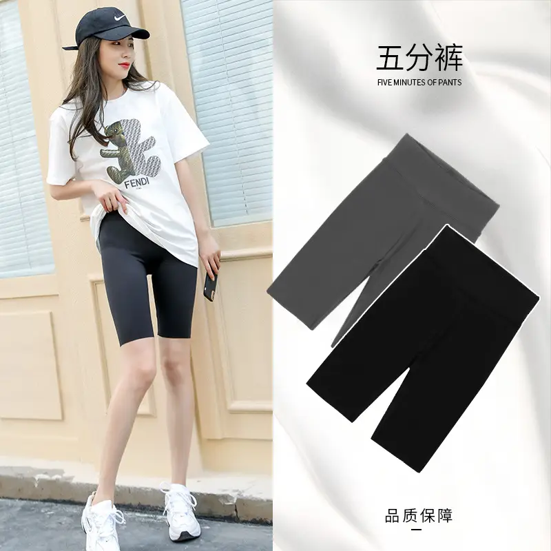Women Black Fleece Leggings High Waist Yoga Pants - Image 9