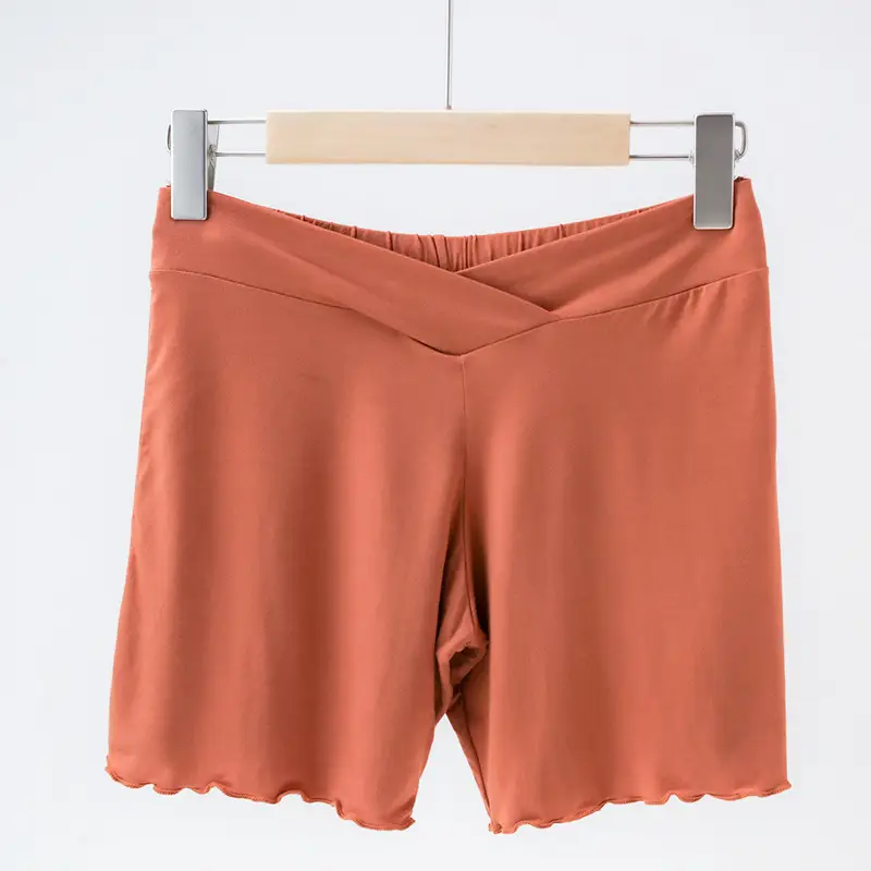 Soft Grey Pregnant Women's Belly Support Shorts - Image 6