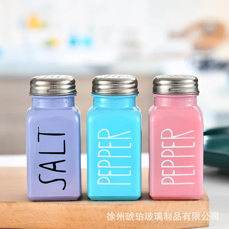 Black & White Salt & Pepper Sprinkling Jars - Image 4