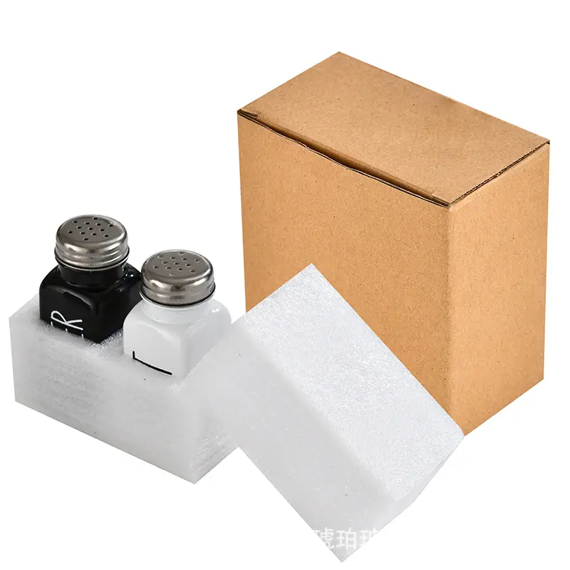 Black & White Salt & Pepper Sprinkling Jars - Image 5