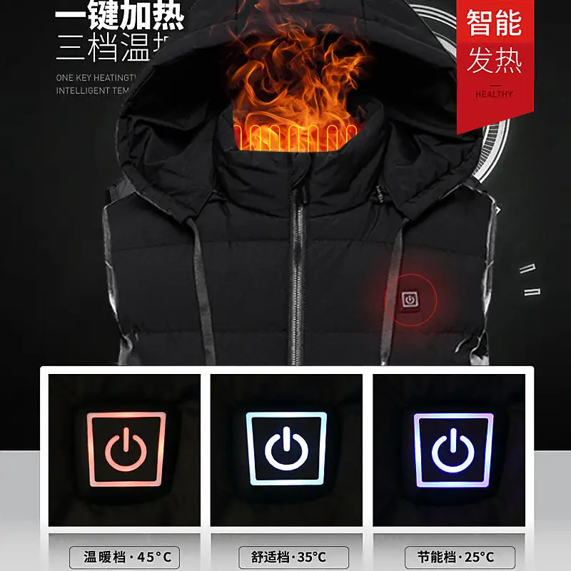 20000mAh USB Heating Vest for Men - Image 5