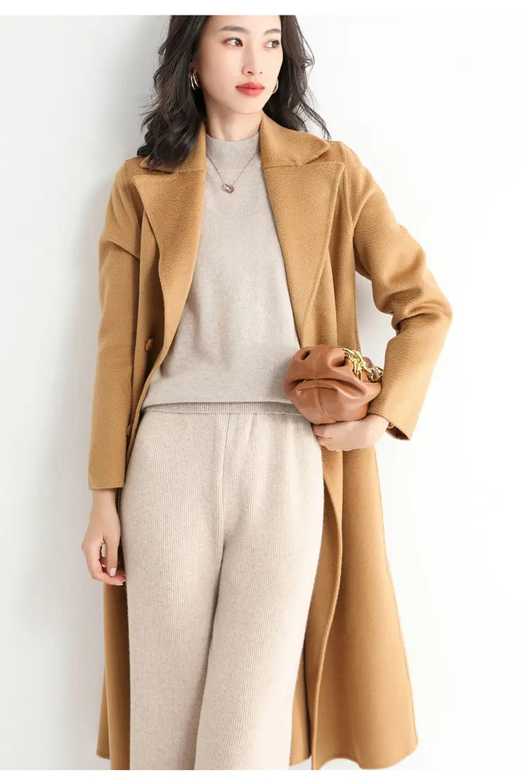 Women's Blue Korean Style Half Turtleneck Pullover Sweater — feature 22