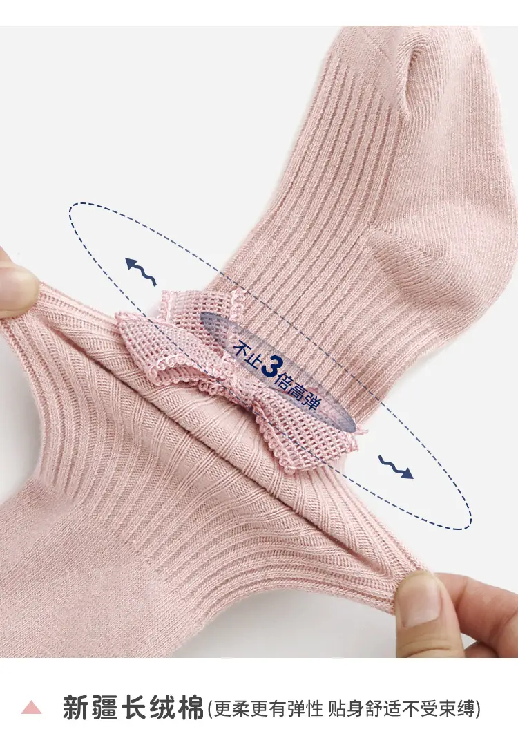 Girls Pink Bow Leggings Cotton Summer Pantyhose — feature 15